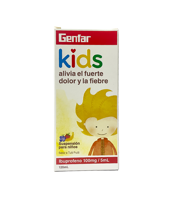 IBUPROFENO KIDS 100 MG SUSPENSION X 120 ML